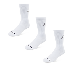 Unisex Socken - Jordan Kids Ankle No Slip 3 Pack - White-White-White