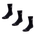 Jordan Kids Ankle No Slip 3 Pack - Unisex Socken Black-Black-Black