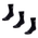 Jordan Kids Ankle No Slip 3 Pack - Unisex Socken