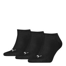 Unisex Socks - Puma Sneaker Sock Plain 3Pack 39-42 - Black-White