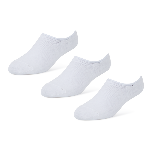 Foot Locker 3 Pack Active Dry Invisible Unisex Calcetines - Blanco - Talla: 35-38 - Foot Locker