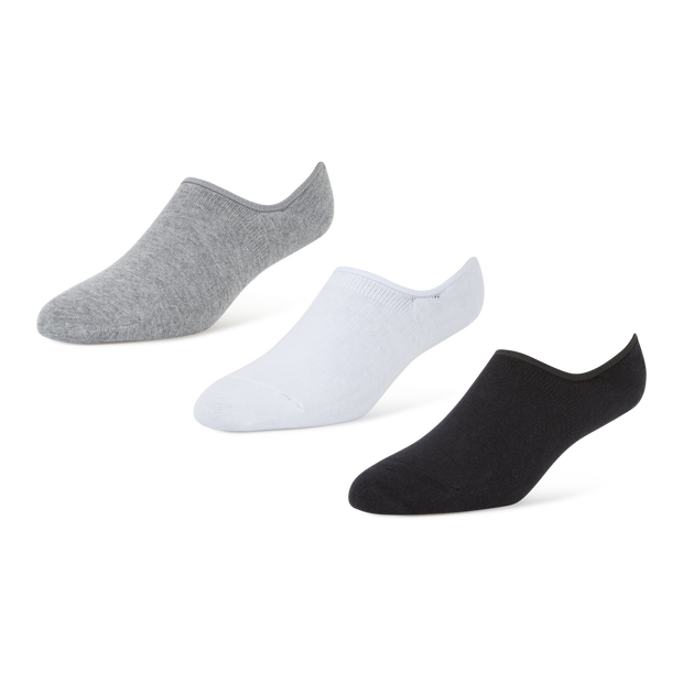 Image of Foot Locker 3 Pack Active Dry Invisible unisex Calze - Grigio - Foot Locker035