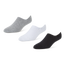 Foot Locker 3 Pack Active Dry Invisible - Unisex Socks Grey-White-Black