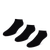 Foot Locker 3 Pack Active Dry No-show - Unisex Socks Black-Black-Black | 