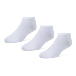 Unisexe Chaussettes - Foot Locker 3 Pack Active Dry Low-cut - White-White-White