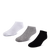 Foot Locker 3 Pack Active Dry Low-cut - Unisex Socks Grey-White-Black | 