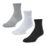 Foot Locker 3 Pack Active Dry Quarter - Unisex Socks Grey-White-Black