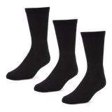 Black-Black-Black - +FL 3PK DRY CREW BLK