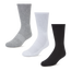 Foot Locker 3 Pack Active Dry Crew - Unisex Socks Grey-White-Black