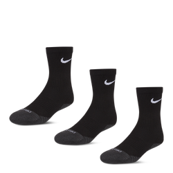 Unisex Socks - Nike 3 Pack Dry Crew - Black-Black-White