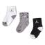 Jordan Cement Grip Toddler 3 Pack Quarter - Unisex Socken Carbon Heather-White-Black