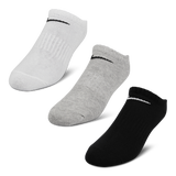 White-Black - NK 3PPK NO SHOW M MIX