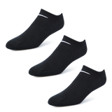 Black-Black - NK 3PPK NO SHOW M BLK