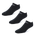 Nike 3 Pack No Show M - Unisex Socks Black-Black