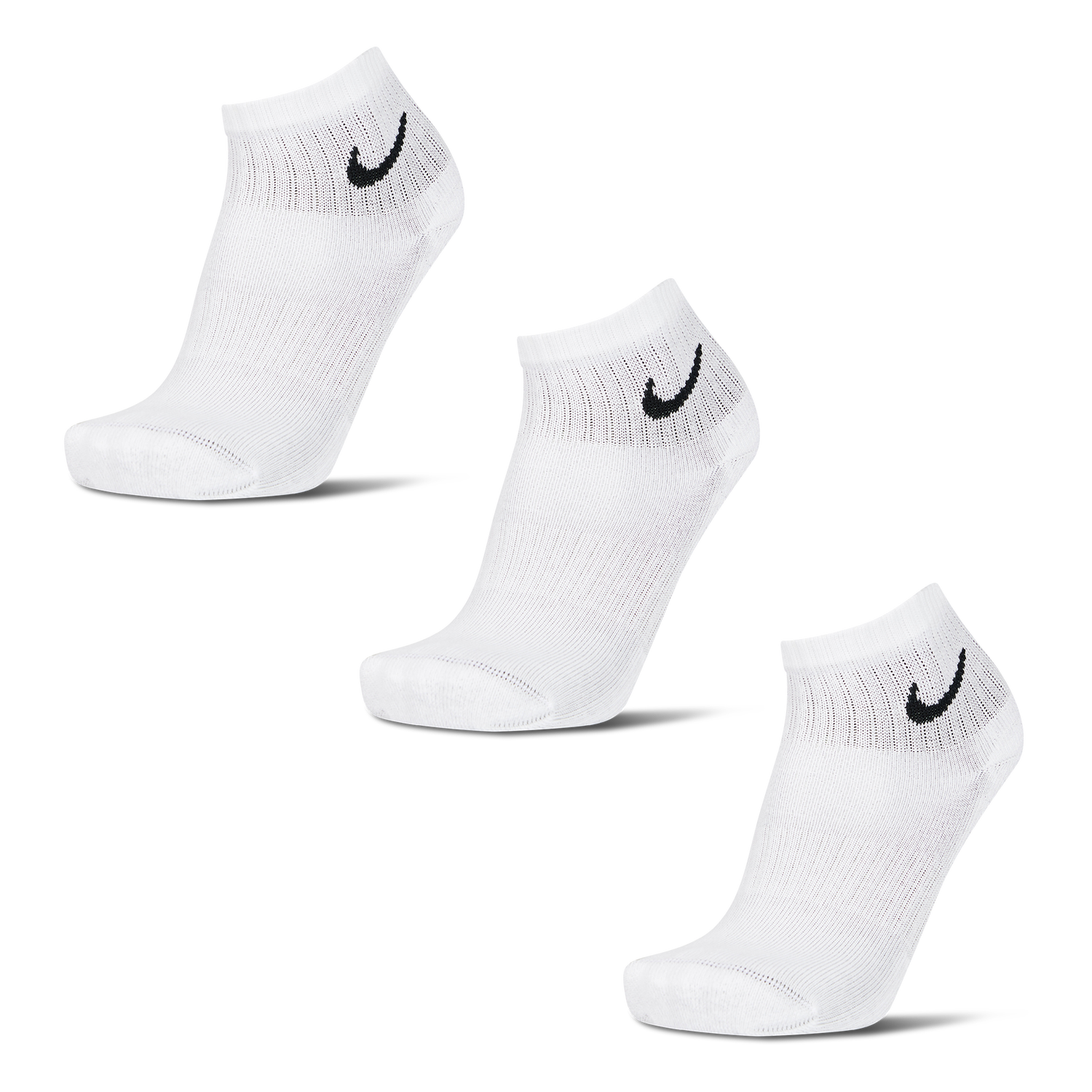 Nike Everyday Cushioned Ankle 3 Pack Sokken Unisex - Wit-46