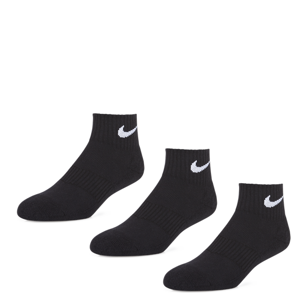 Nike 3 Pack Quarter Socks - Medium - Unisex Calze