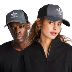 Unisex Kappen - adidas Trefoil - Black-Black-White