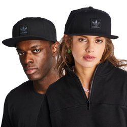 Unisexe Snap Back - adidas Trefoil - Black-Black