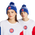New Era Badge - Unisex Winter Mützen Blue-Red