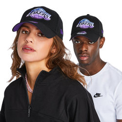 Unisexe Casquettes - New Era 9FORTY NBA Lakers - Black-Black