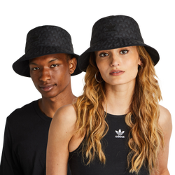 Unisex Kappen - adidas Monogram Print Bucket Hat - Black-Black