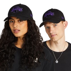 Unisexe Casquettes - New Era 9FORTY NBA Lakers - Black-Purple