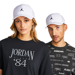 Unisex Caps - Jordan Rise Cap - White-Gunmetal Grey