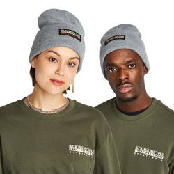 Unisex Knitted Hats & Beanies - Napapijri Mountain - Medium Grey Melange-Medium Grey Melange