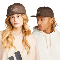 Unisex Snap Back - adidas Trefoil - Dark Brown-Dark Brown