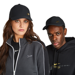 Unisex Caps - Nike Metal Swoosh - Black-Metallic Gold