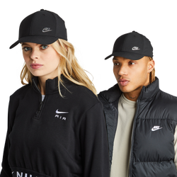 Unisex Caps - Nike Club - Black-Metallic Silver