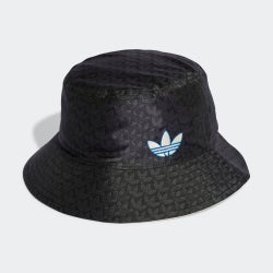 Unisex Kappen - adidas Adicolor 70S Bucket Hat - Black-Cream White