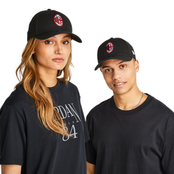 Unisex Gorras - New Era 9Forty Ac Milan - Black-Black-Red