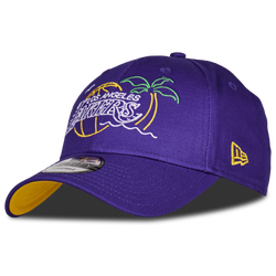 Unisex Kappen - New Era 9FORTY NBA Lakers - Purple-Yellow