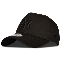 Unisex Caps - New Era E-frame Closed Back Mlb New York Yankees - Black-Black