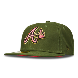 Unisexe Fitted - New Era 59Fifty Mlb Atlanta Braves - Green-Red