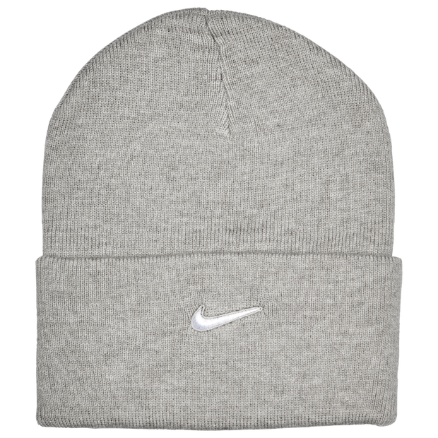 Nike Peak Unisex Knitted Hats & Beanies - Grey - One Size - Wool