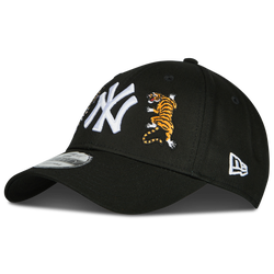 Unisex Caps - New Era 9Forty Mlb New York Yankees - Black-Black-Orange