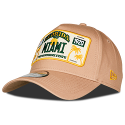 Unisex Gorras - New Era E-frame Closed Back - Brown-Yellow