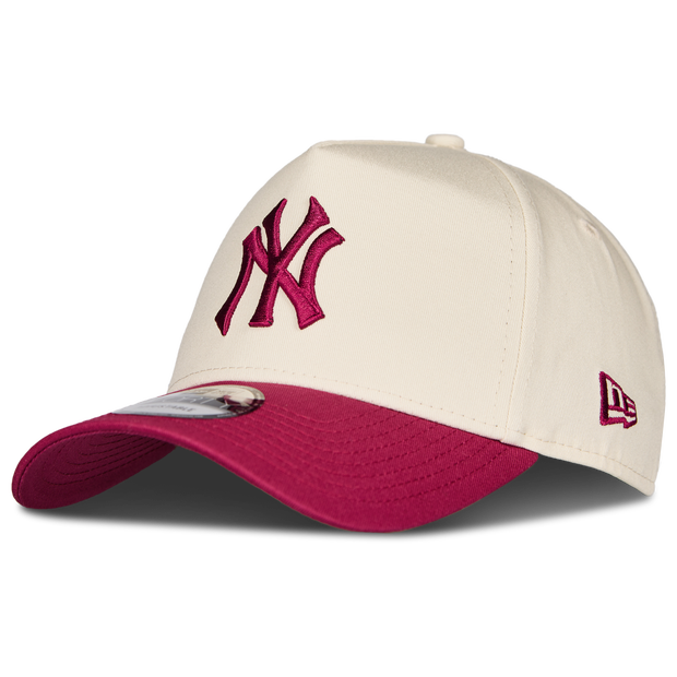 New Era E-frame Closed Back Mlb New York Yankees Unisex Caps - Red - Size One Size