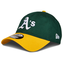 Unisex Caps - New Era 9Twenty Mlb Oakland Athletics - Green-Yellow-White