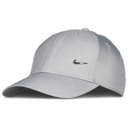 Unisex Caps - Nike Metal Swoosh - Lt Smoke Grey-H401 Nickel