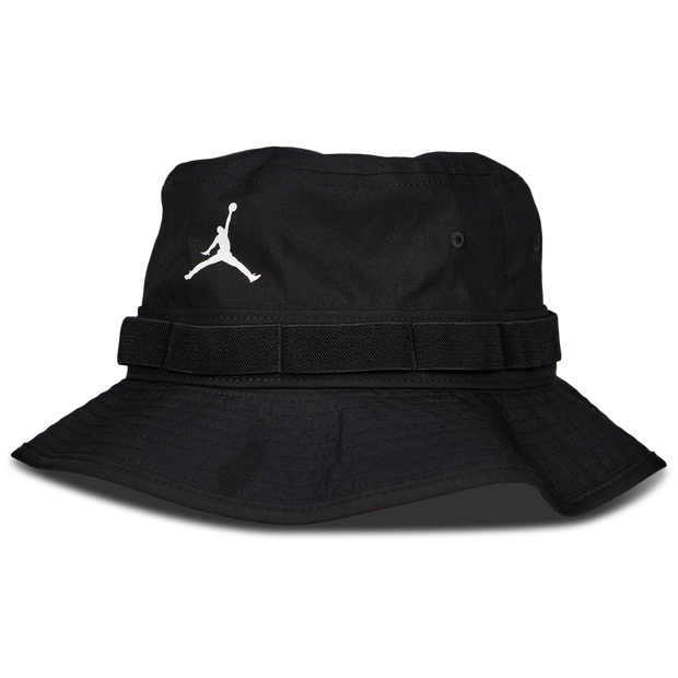 Jordan Apex Bucket Unisex Caps - Black - Size 4.5 - 6 - Cotton