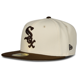 Unisexe Snap Back - New Era 9Fifty Mlb - Off White-Brown
