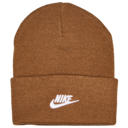 Unisex Winter Mützen - Nike Peak - Mosswood Brown-White
