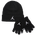 Jordan Kids Beanie Glove Set - Unisex Gorros Carbon Heather-Carbon Heather