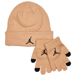Unisex Gorros - Jordan Kids Beanie Glove Set - Black-Black