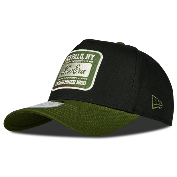 New Era E-frame Closed Back Unisex Caps - Black - One Size