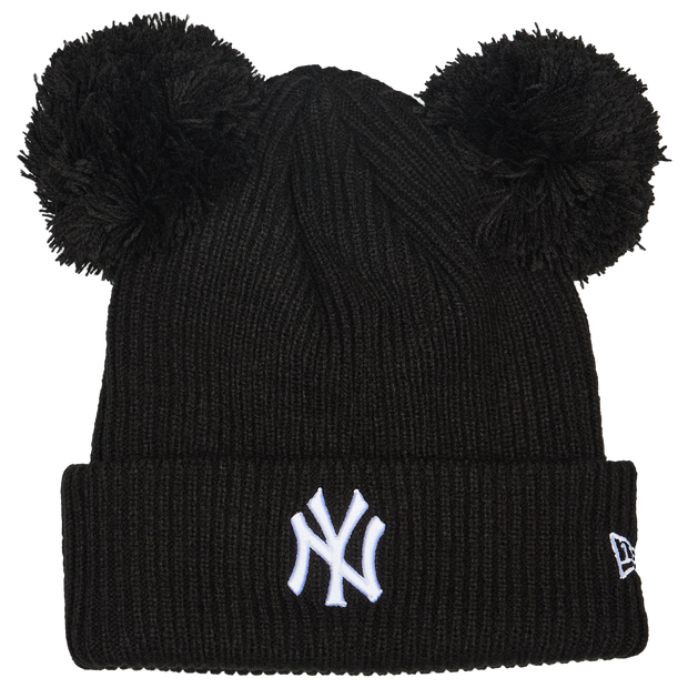 New Era Double Pom Unisex - Cappelli e berretti in maglia Nero - One Size - Wool
