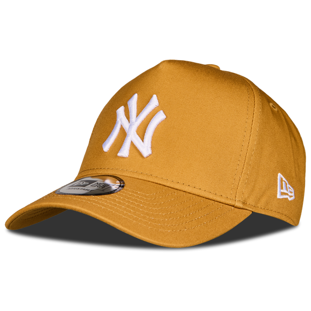 New Era E-frame Closed Back Mlb New York Yankees Unisex Caps - Orange - One Size
